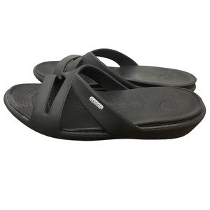 Crocs Patricia black sandals